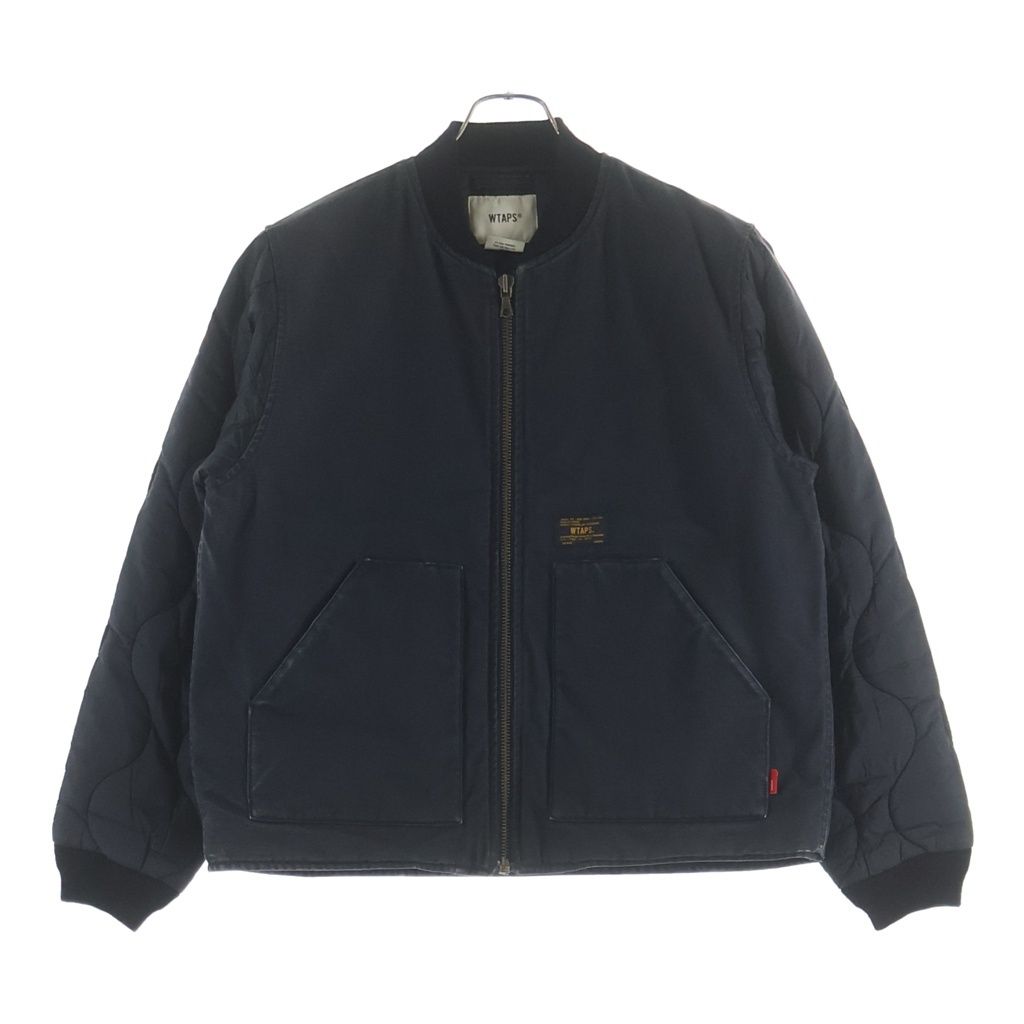 WTAPS (ダブルタップス) 17AW MC JACKET キルティング切替 ボンバージャケット ブラック 172GWDT-JKM03