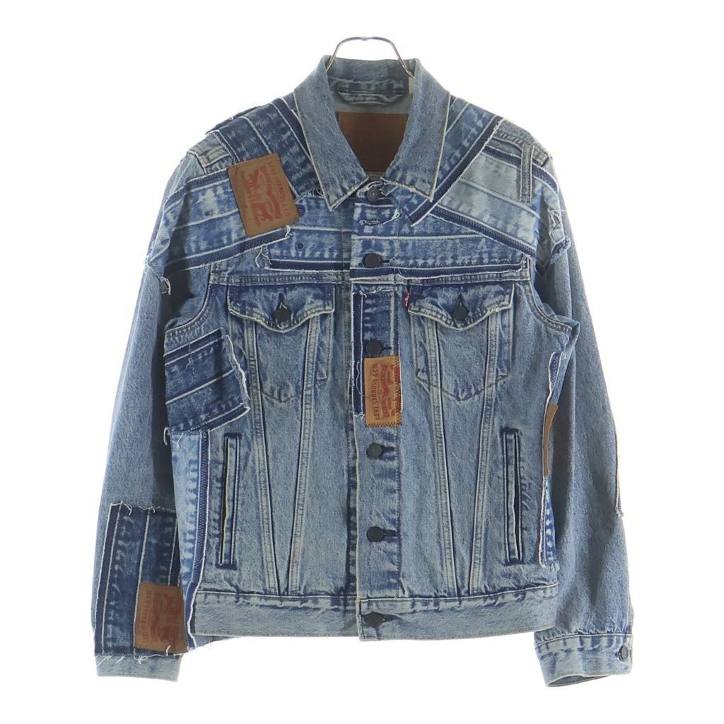 Levi's (リーバイス) パッチワーク デニムジャケット #S