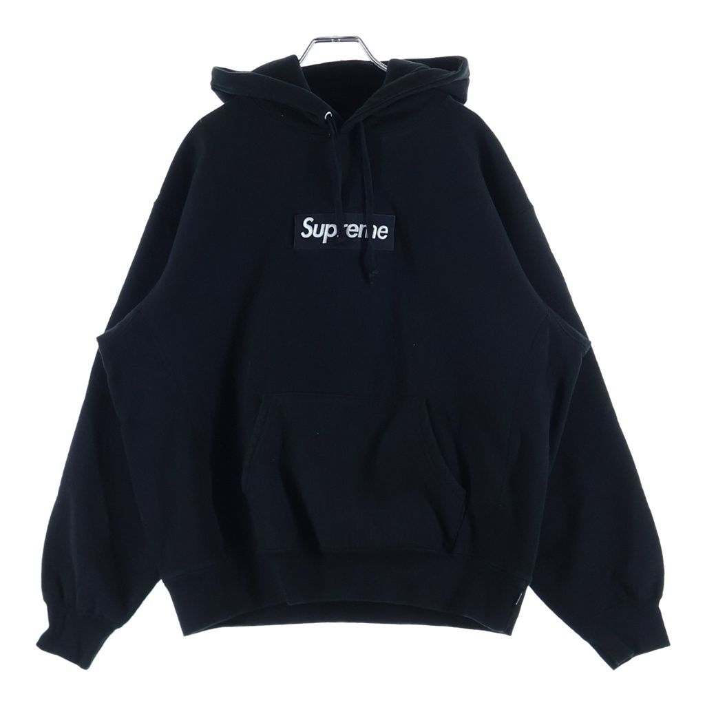 SUPREME (シュプリーム) 23AW Box Logo Hooded Sweatshirt ボックスロゴ フーデッドスウェットシャツ プルオーバーパーカー ブラック