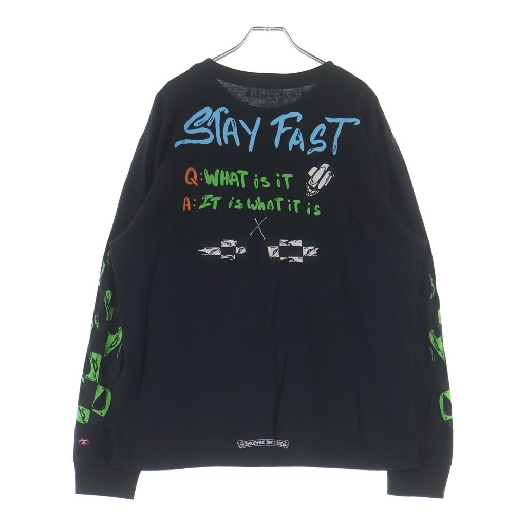 CHROME HEARTS (クロムハーツ) 21AW ×MATTY BOY Sex Records It Is What It Is L/S Tee マッティボーイ セックスレコード イット イズ ホワット イット イズ クルーネック長袖Tシャツ