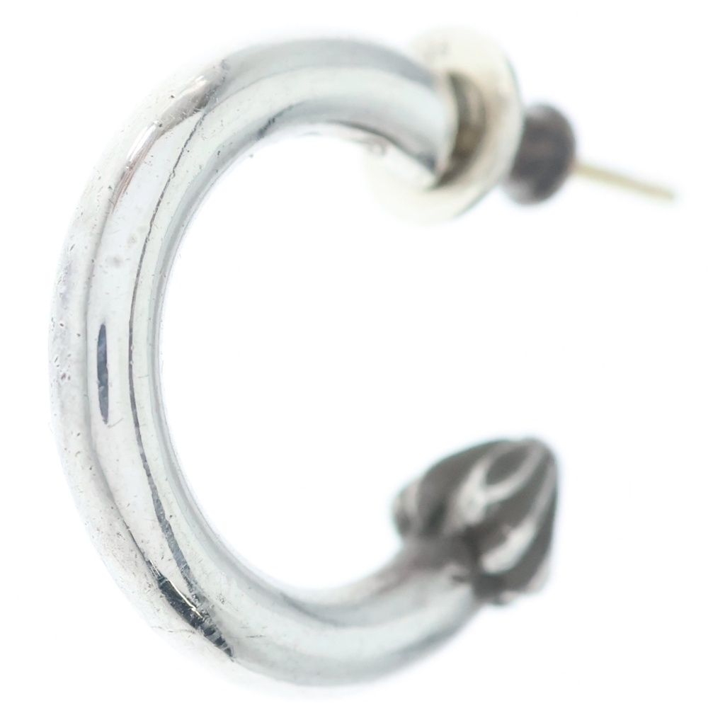 CHROME HEARTS (クロムハーツ) HOOP PLAIN プレーン フープピアス シルバー BCA101