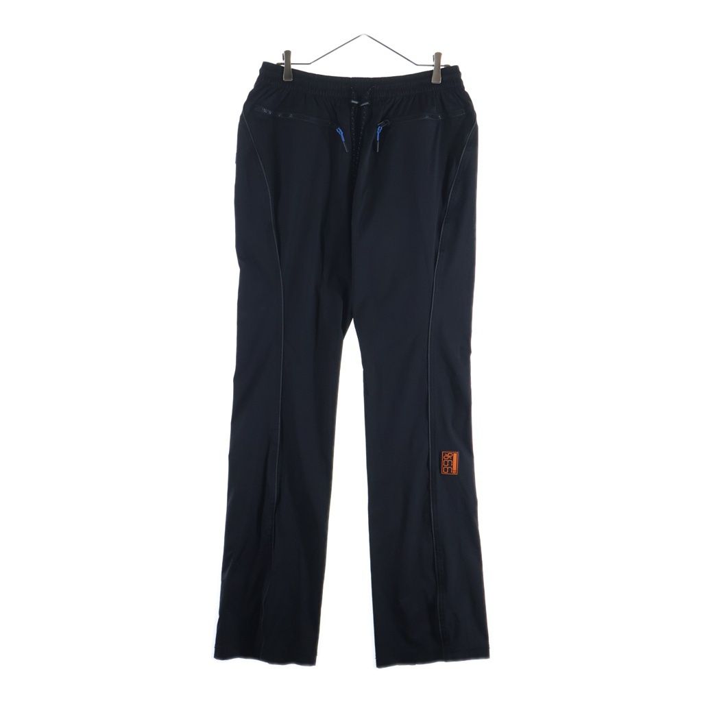 99%is (ナインティナインパーセントイズ) VOL.16 NN18-PT11 ZIP NYLON PANTS ジップデザイン ナイロンラバーロゴパンツ ブラック 9,191円