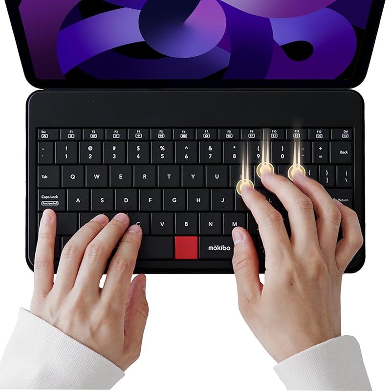 【新品】 Mokibo ワイヤレスキーボード iPad Pro11インチ ケース タッチパッド付き 薄い