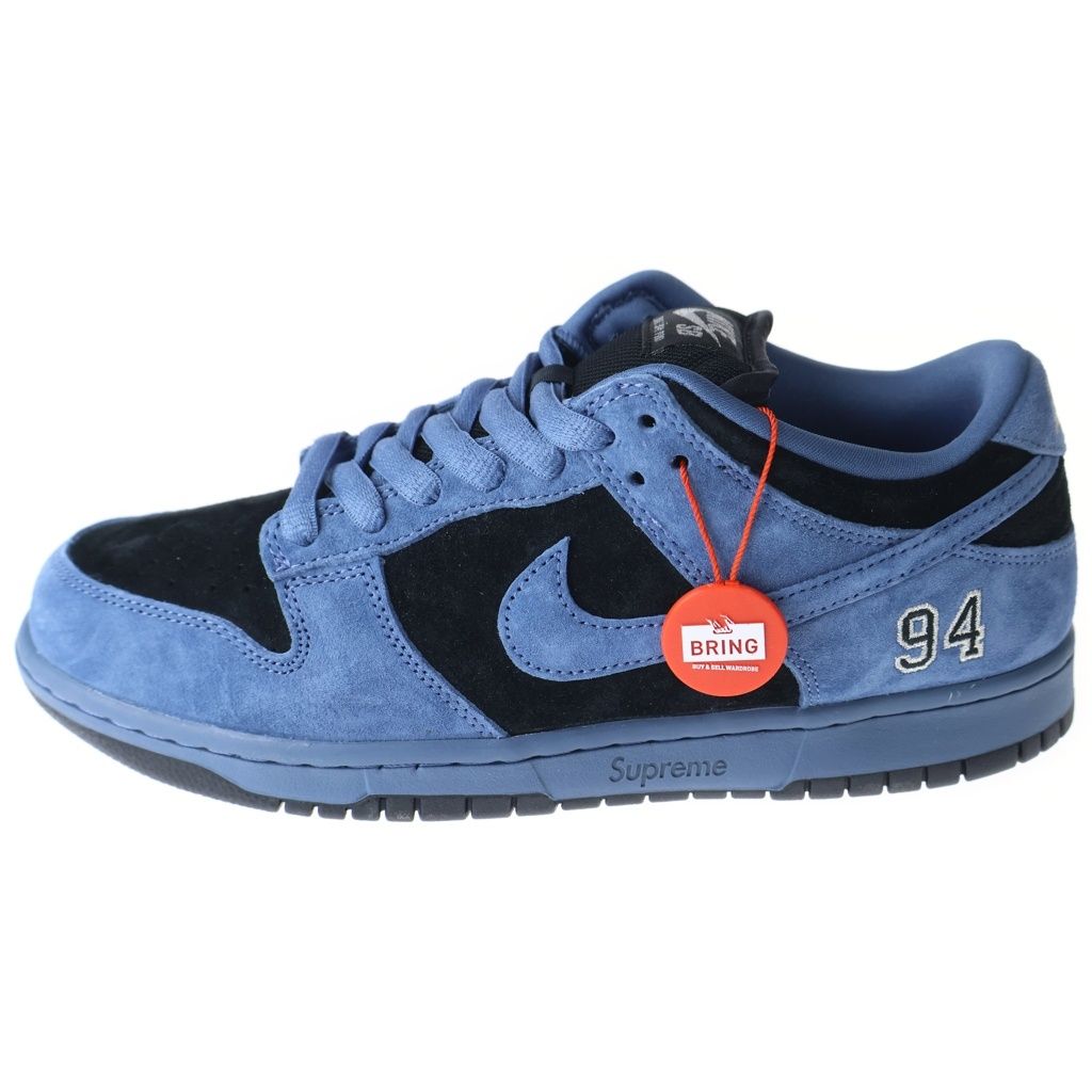 NIKE SB (ナイキエスビー) ×SUPREME DUNK LOW OCEAN FOG HQ8487-400 ダンク オーシャンフォグ 北米限定 ローカットスニーカー US9.5/27.5cm ブルー