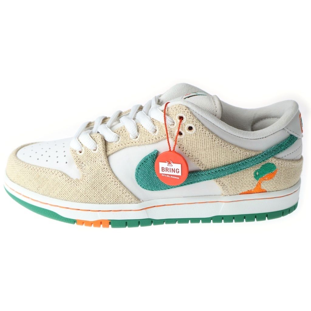 NIKE SB (ナイキエスビー) ×Jarritos DUNK LOW PHANTOM AND MALACHITE FD0860-001 ハリトス ダンク ローカットスニーカー US9/27.0cm ベージュ/グリーン
