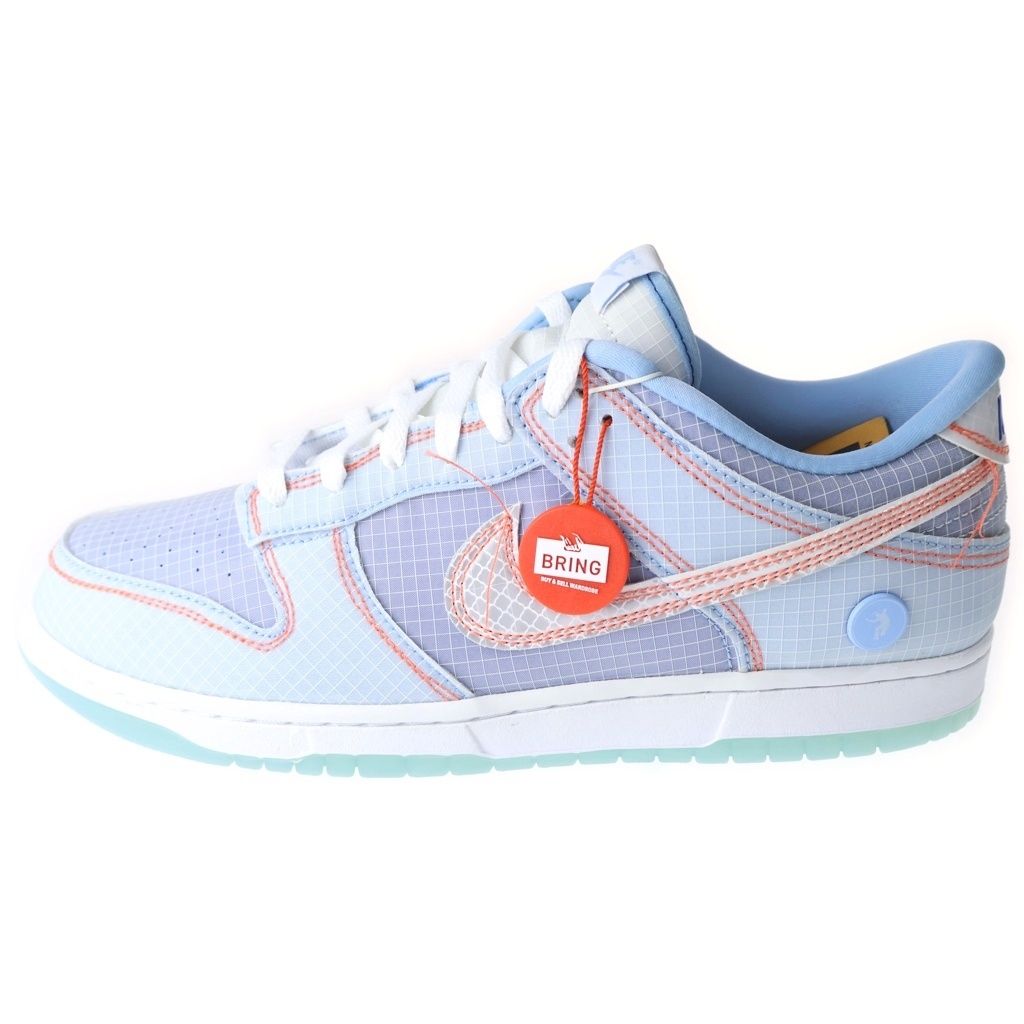 NIKE (ナイキ) ×UNION DUNK LOW DJ9649-400 ユニオン ダンク ローカットスニーカー US10.5/28.5cm ブルー