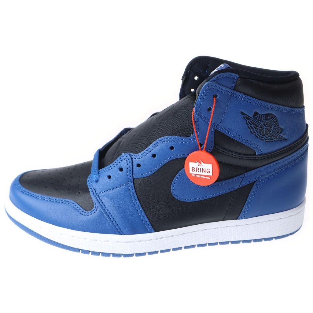 NIKE (ナイキ) AIR JORDAN 1 RETRO HIGH OG DARK MARINA BLUE 555088-404 エアジョーダン1 レトロ ダークマリーナブルー ハイカットスニーカー ブラック/ブルー US10/28cm