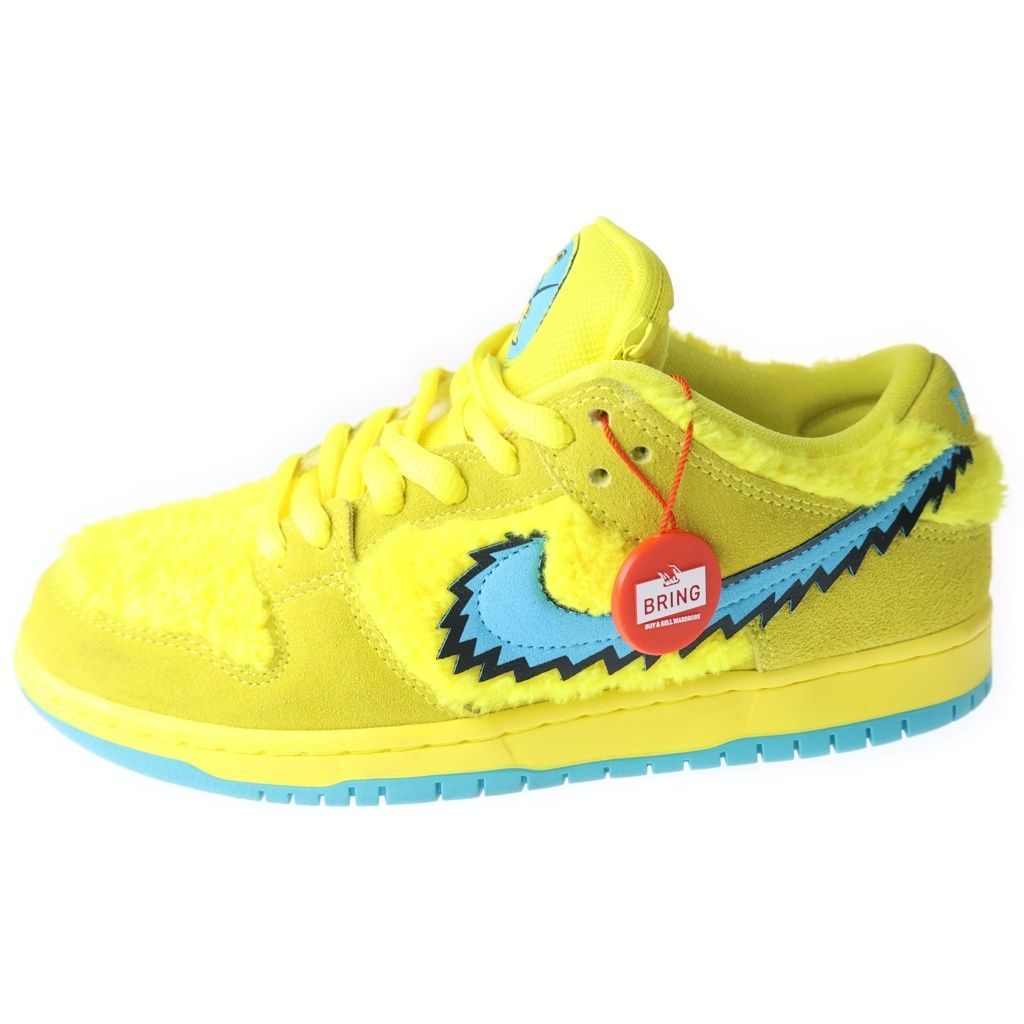 NIKE (ナイキ) ×Grateful Dead DUNK LOW Yellow Bear CJ5378-700 ダンク グレイトフルデッド ローカットスニーカー イエロー US8/26.0cm