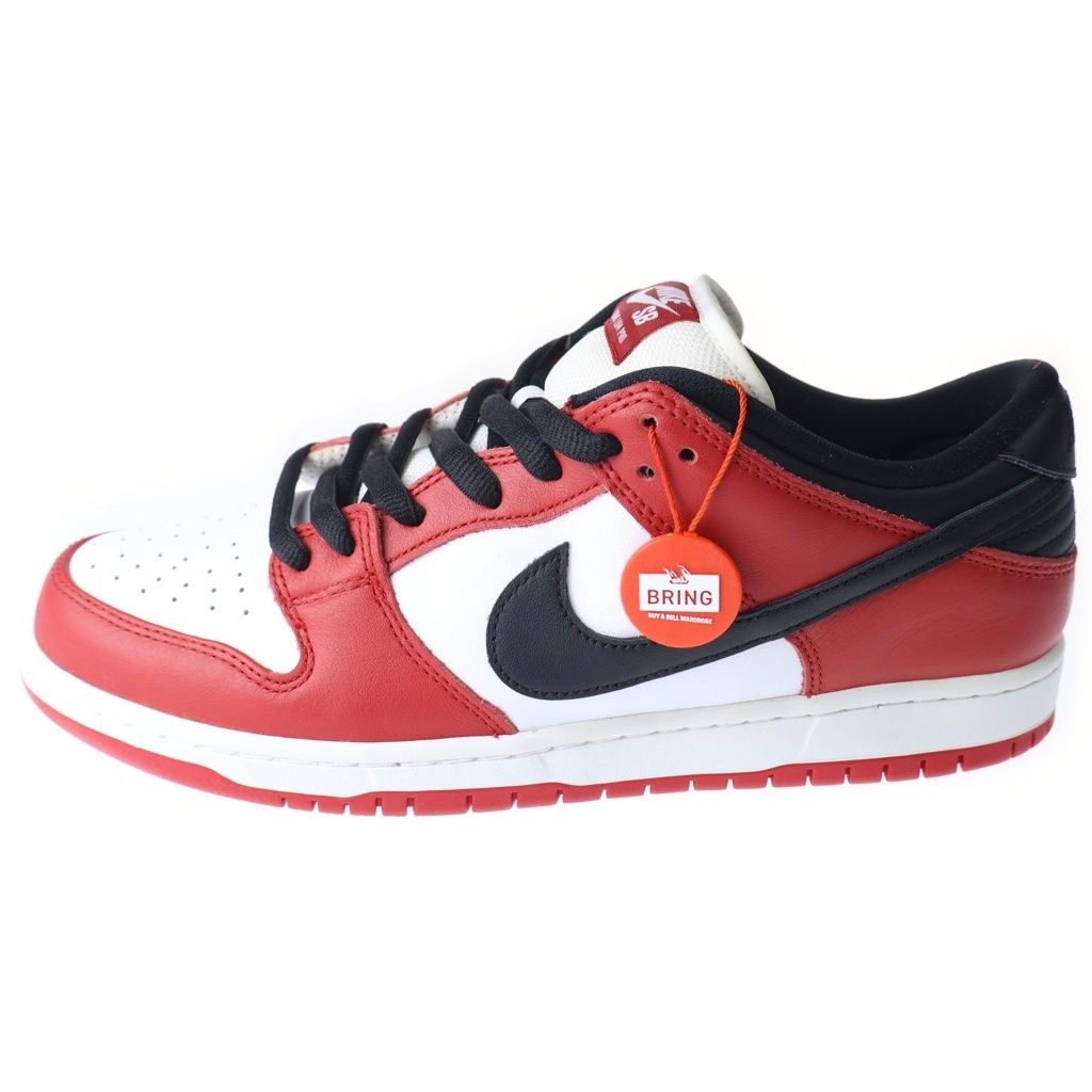 NIKE SB (ナイキエスビー) DUNK LOW PRO J-Pack Chicago ダンク ジェーパックシカゴ ローカットスニーカー レッド/ホワイト/ブラック US11/29cm BQ6817-600