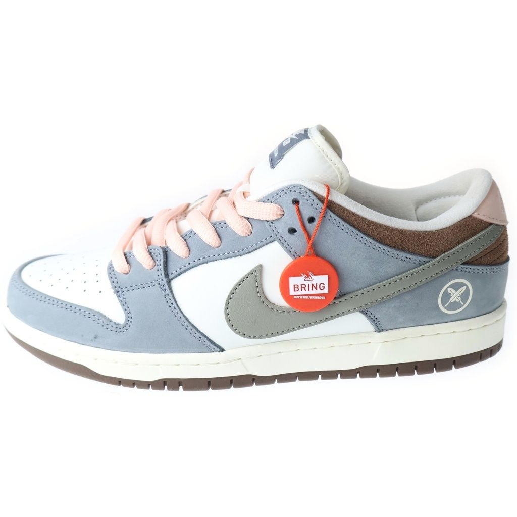 NIKE SB (ナイキエスビー) ×YUTO HORIGOME DUNK LOW PRO QS 堀米雄斗 ダンク プロ クイックストライク ローカットスニーカー ホワイト/グレー US10.5/28.5cm FQ1180-001