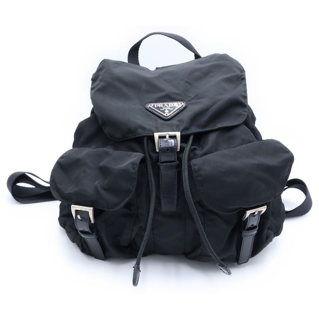 PRADA ブラック テスート　リュック・バックパック　BZ0001 かばん PRADA (プラダ) テスートナイロン リュックサック バックパック