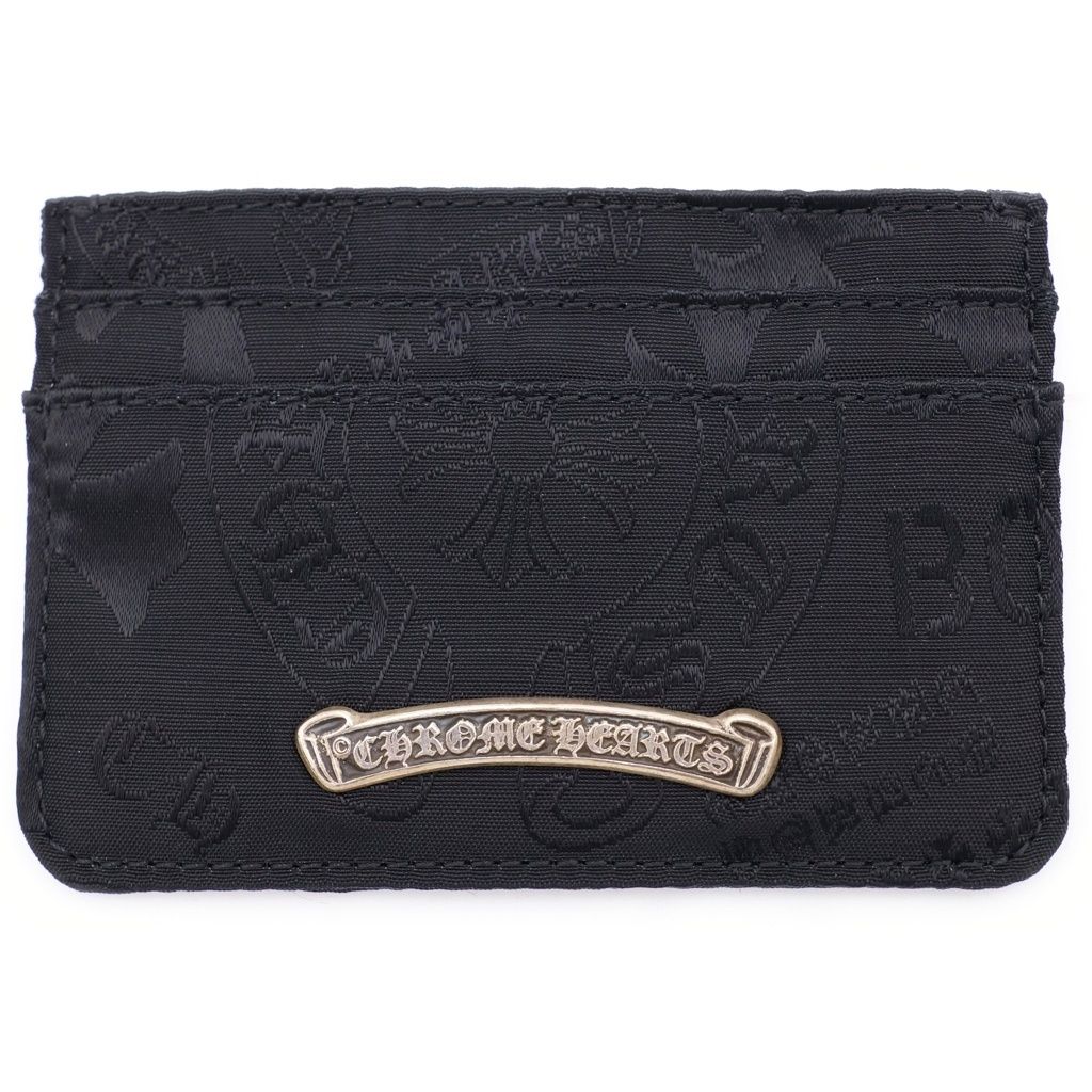 CHROME HEARTS (クロムハーツ) DOUBLE SIDE ダブルサイド 総柄ナイロンカードケース