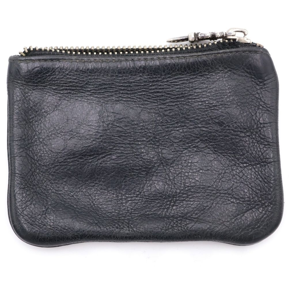 CHROME HEARTS クロムハーツ ZPR CHNG PURSE チェンジパース アフタークロスパッチ ダガージップケース ブラック CHROME HEARTS(クロムハーツ) ZPR CHNG PURSE チェンジパース アフター