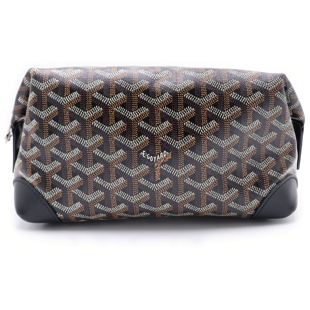 GOYARD (ゴヤール) TROUSSE BOEING 25 ボウリング 25 トイレタリーバッグ クラッチハンドバッグ ノワール レディース