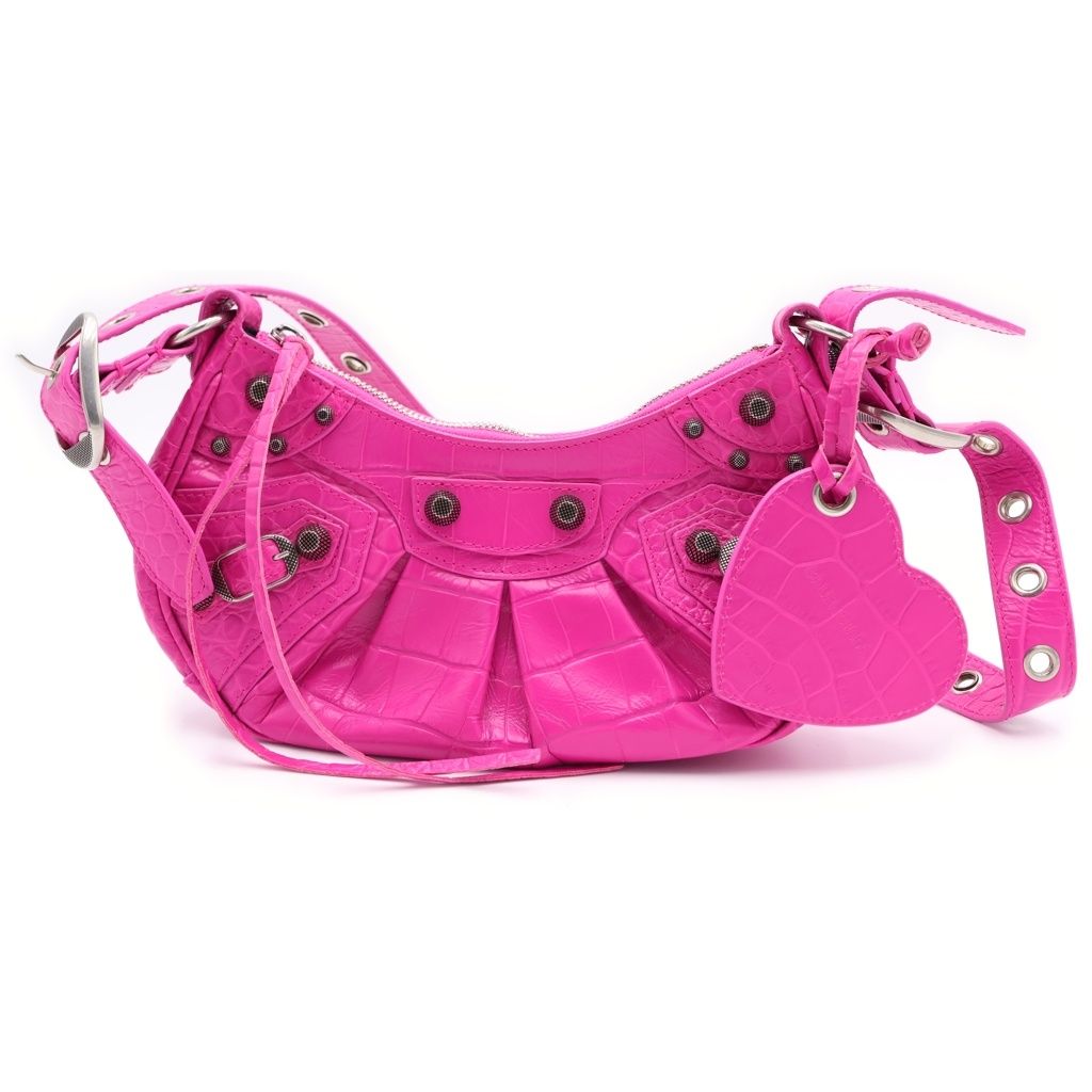 BALENCIAGA (バレンシアガ) LE CAGOLE XS ル カゴール ショルダーバッグ ピンク 671309