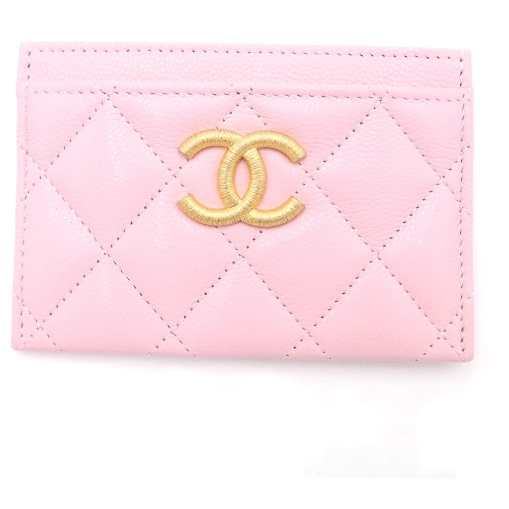 CHANEL (シャネル) ココマーク カードケース ピンク