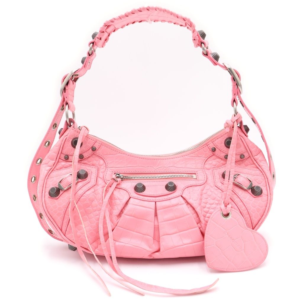 BALENCIAGA (バレンシアガ) LE CAGOLE S ル カゴール ショルダーバッグ ピンク 671307