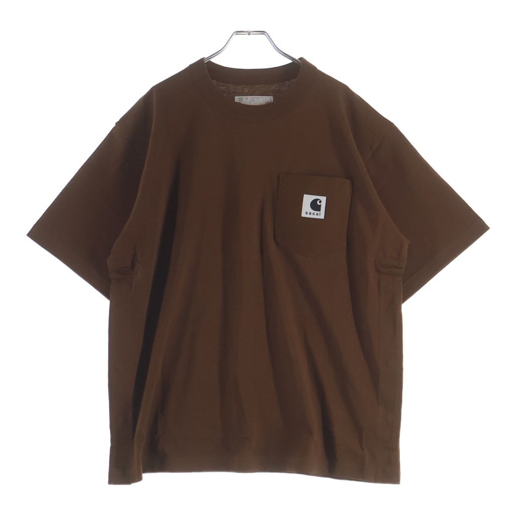 Sacai (サカイ) ×Carhartt フロントロゴ クルーネックTシャツ