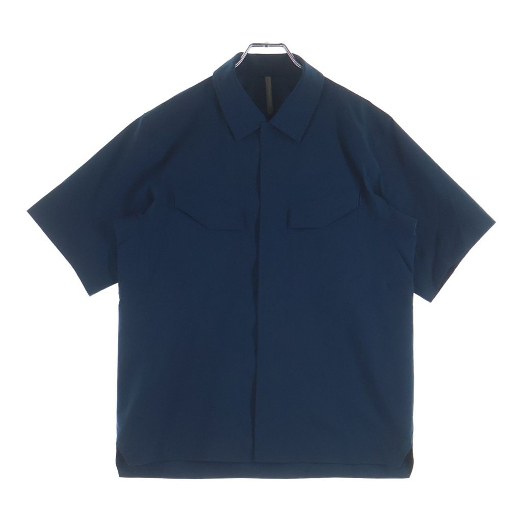 ARC'TERYX (アークテリクス) 25SS FIELD SS SHIRT フィールド ショートスリーブ ポリシャツ ブルー X000009636