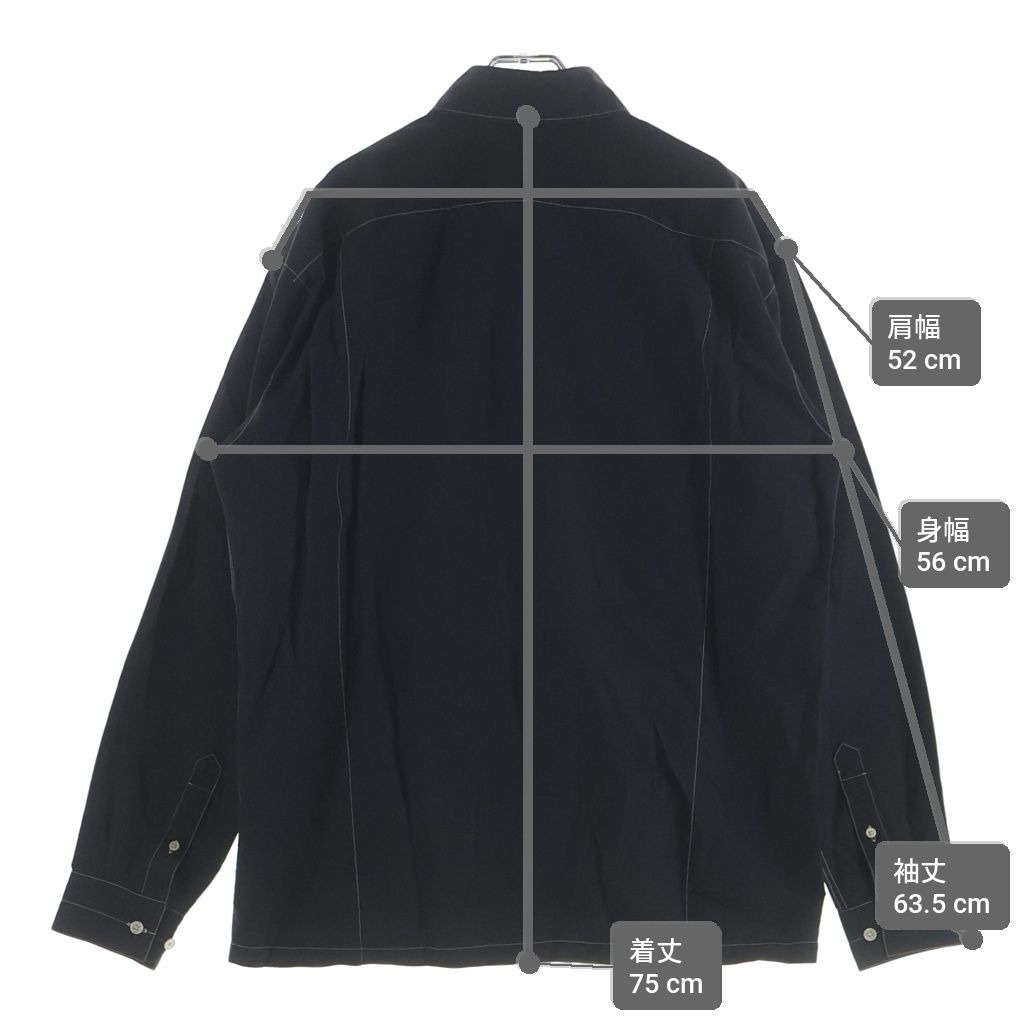 LEMAIRE (ルメール) 20SS BLACK MILITALY SHIRT ブラックミリタリー