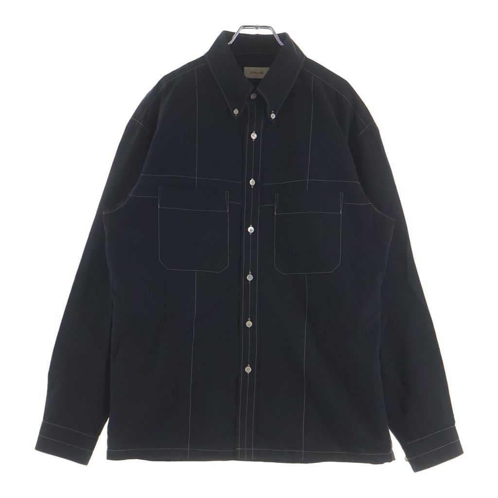 LEMAIRE (ルメール) 20SS BLACK MILITALY SHIRT ブラックミリタリー LEMAIRE (ルメール) 20SS BLACK MILITALY SHIRT ブラックミリタリー