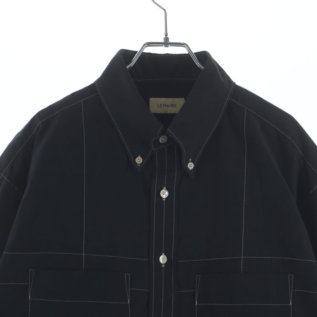 LEMAIRE (ルメール) 20SS BLACK MILITALY SHIRT ブラックミリタリー LEMAIRE (ルメール) 20SS BLACK MILITALY SHIRT ブラックミリタリー