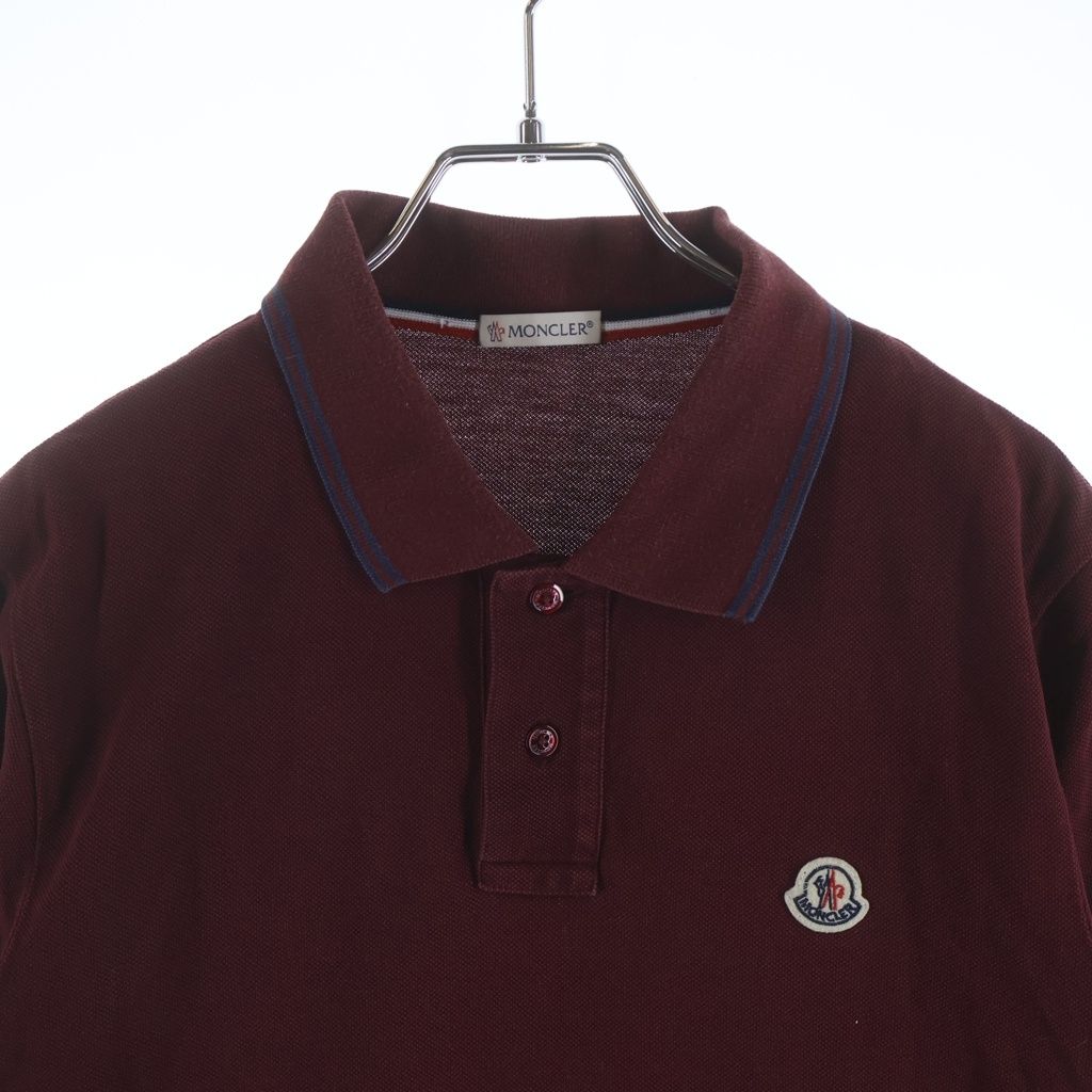 MONCLER (モンクレール) MAGLIA POLO MANICA CORTA ロゴワッペン 半袖 MONCLER (モンクレール) MAGLIA POLO MANICA CORTA ロゴワッペン 半袖