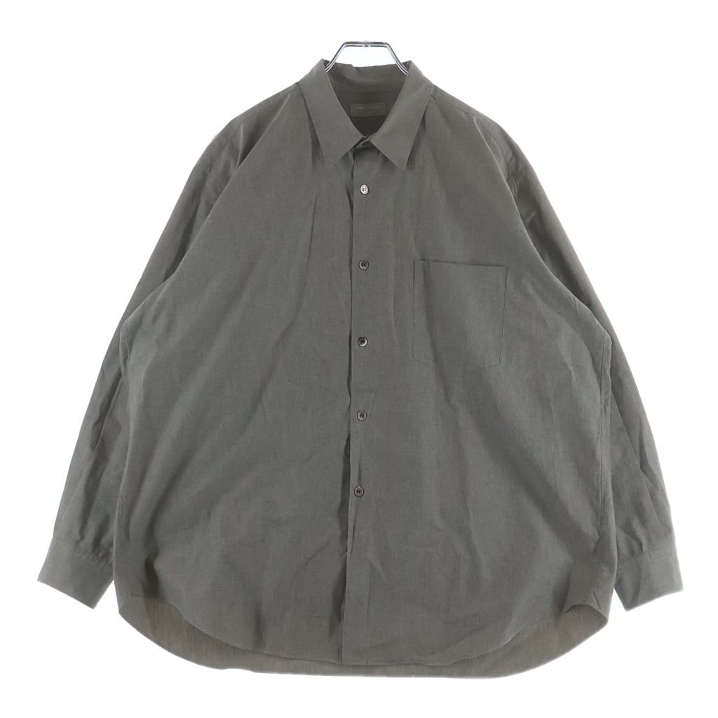 COMME des GARCONS HOMME (コムデギャルソンオム) 98AW archive 田中オム ボタンアップ コットン 長袖シャツ アーカイブ グレー
