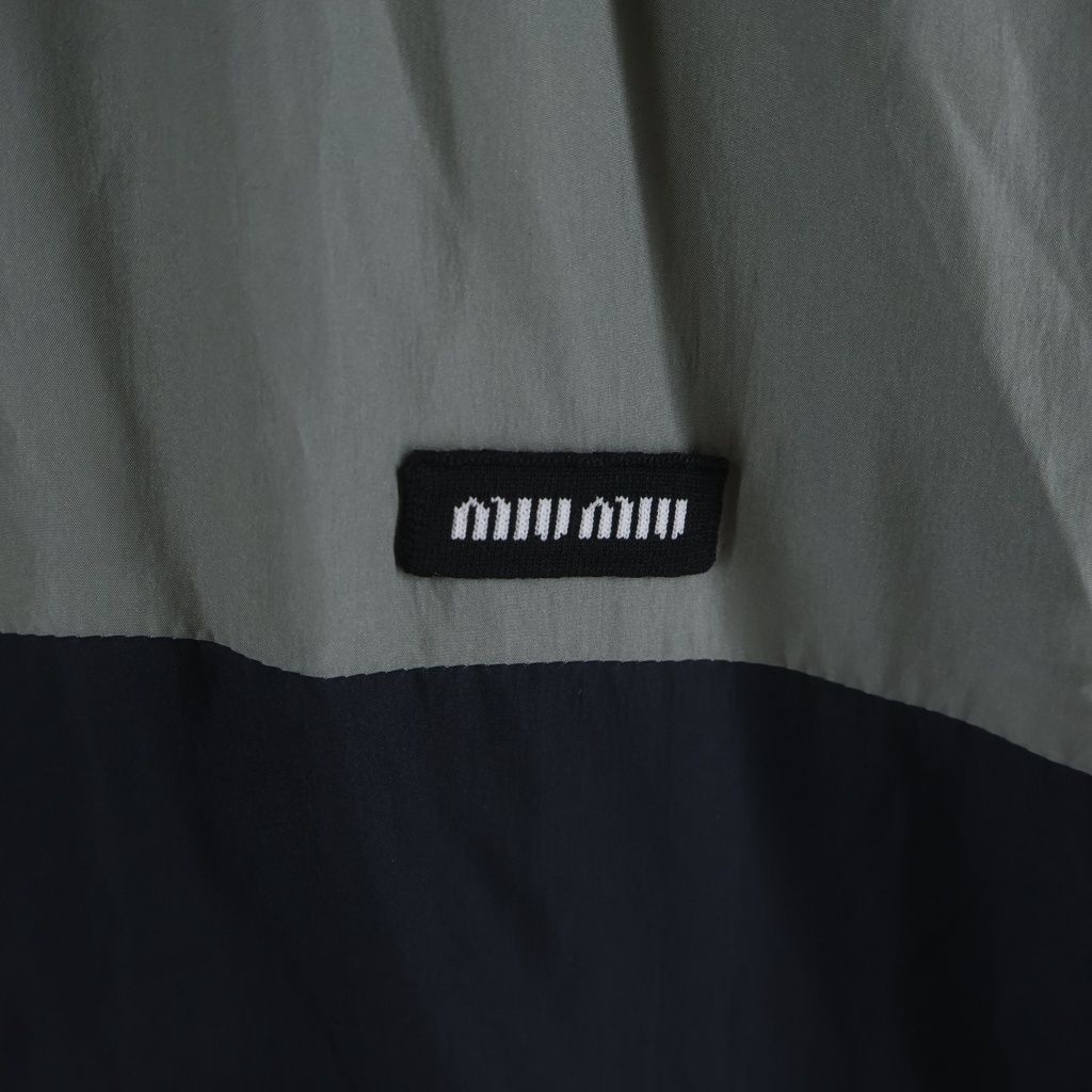 miumiu (ミュウミュウ) 25SS Technical Nylon Zip Up Jacket