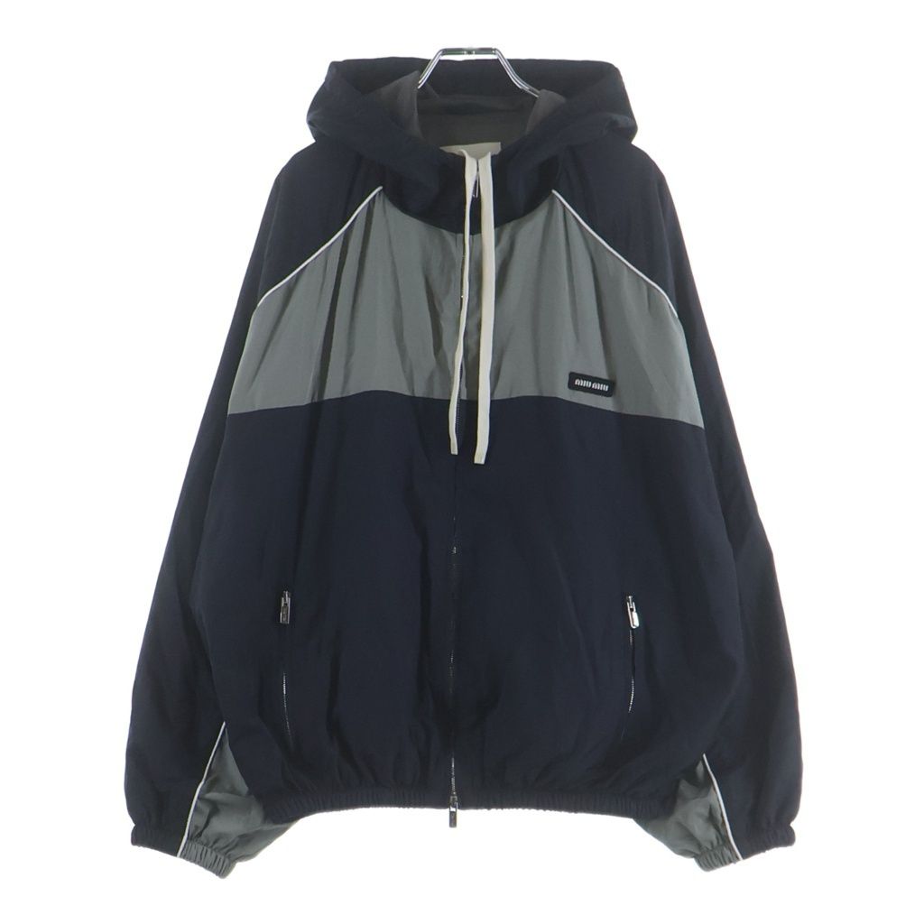 miumiu (ミュウミュウ) 25SS Technical Nylon Zip Up Jacket