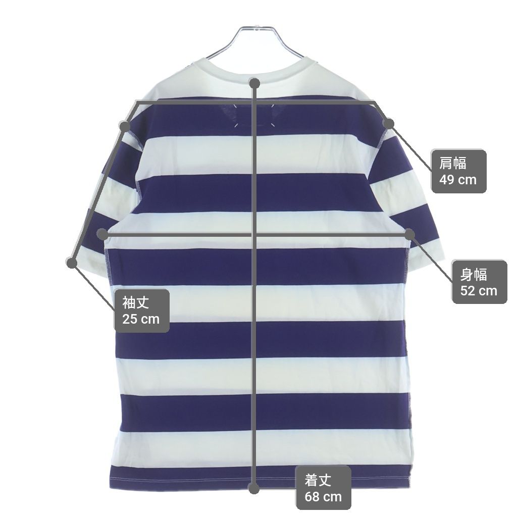 Maison Margiela (メゾンマルジェラ) バック四ツタグ クルーネック半袖