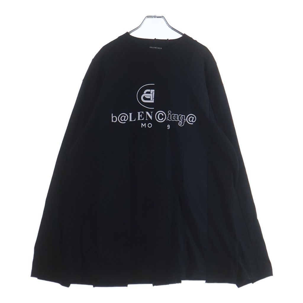 BALENCIAGA (バレンシアガ) 21SS 青山限定 CUTUP LONGSLEEVE TEE 661602-TKVD1 再構築デザインクルーネックロングスリーブ長袖Tシャツ
