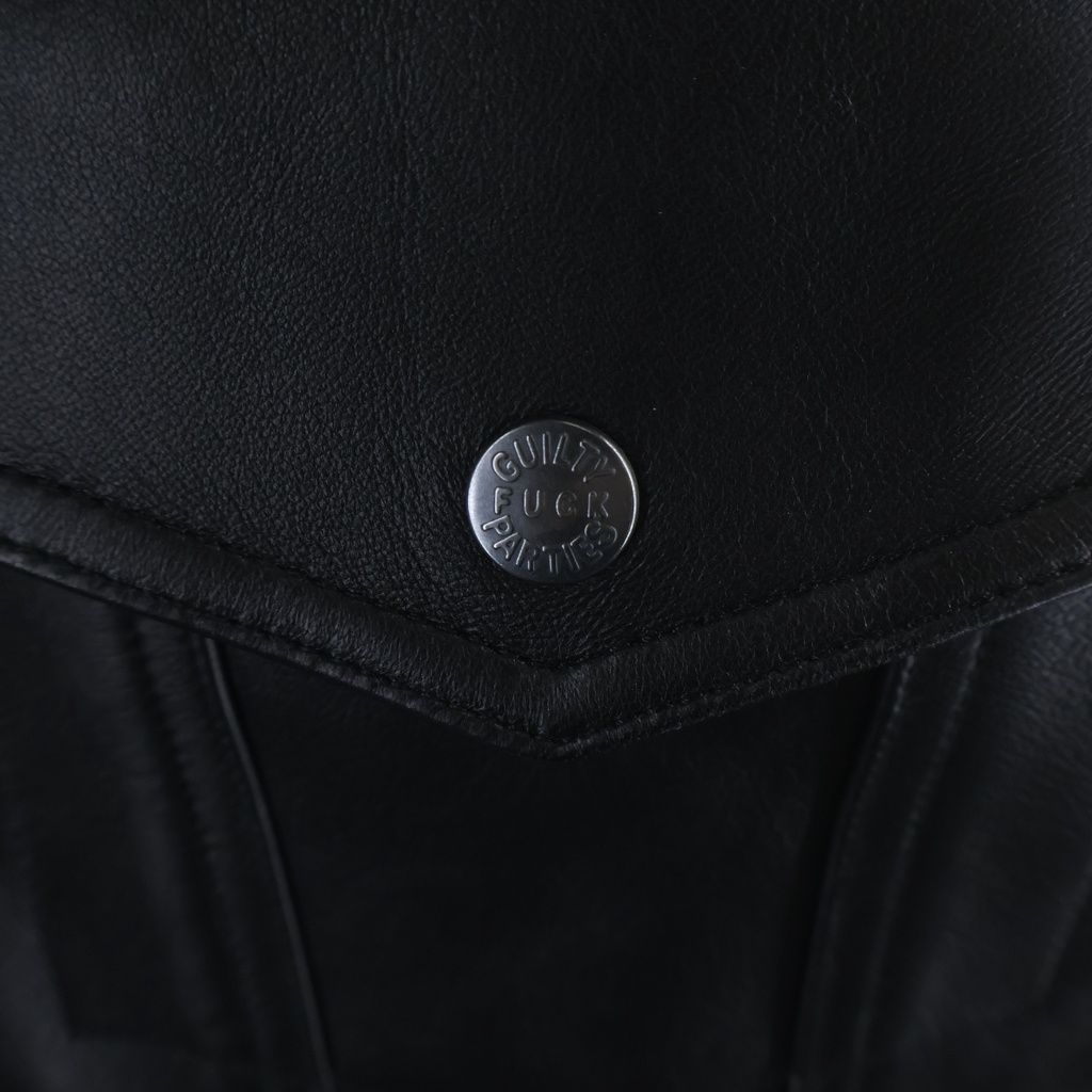 WACKO MARIA (ワコマリア) LEATHER TRUCKER JACKET レザートラッカー