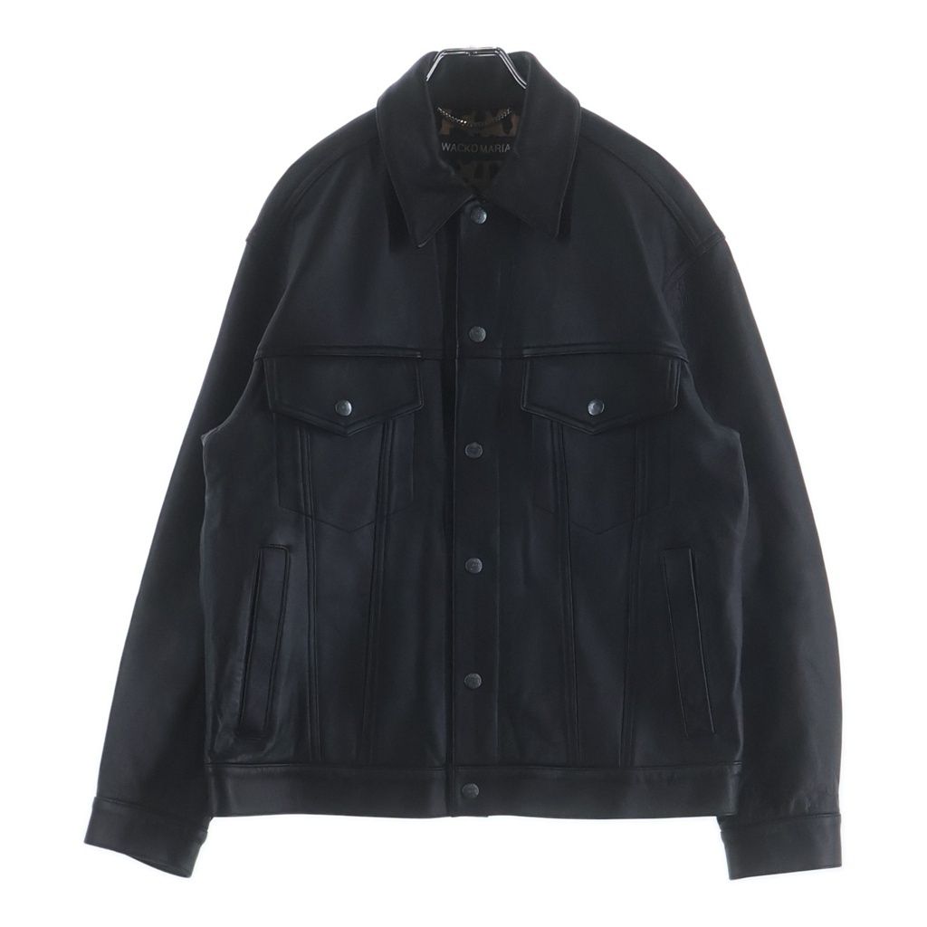 WACKO MARIA (ワコマリア) LEATHER TRUCKER JACKET レザートラッカー