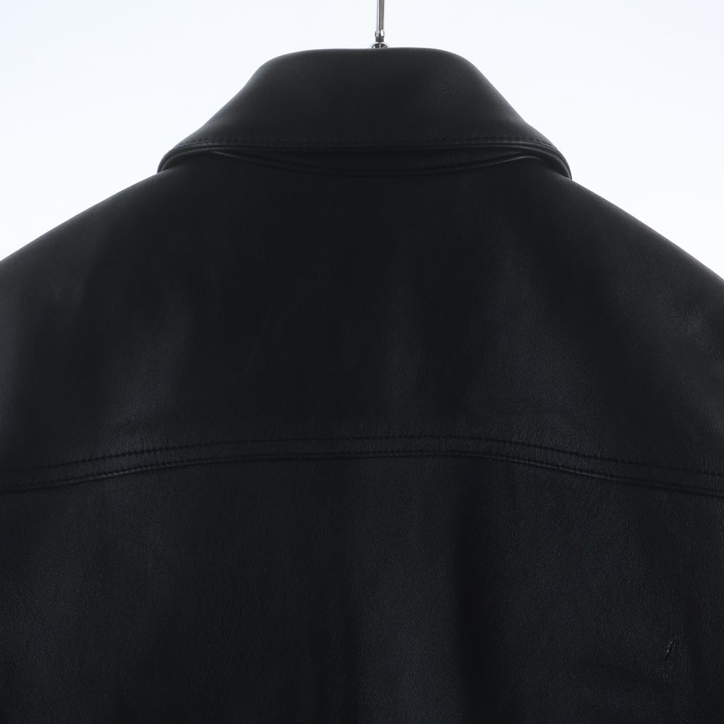 WACKO MARIA (ワコマリア) LEATHER TRUCKER JACKET レザートラッカー