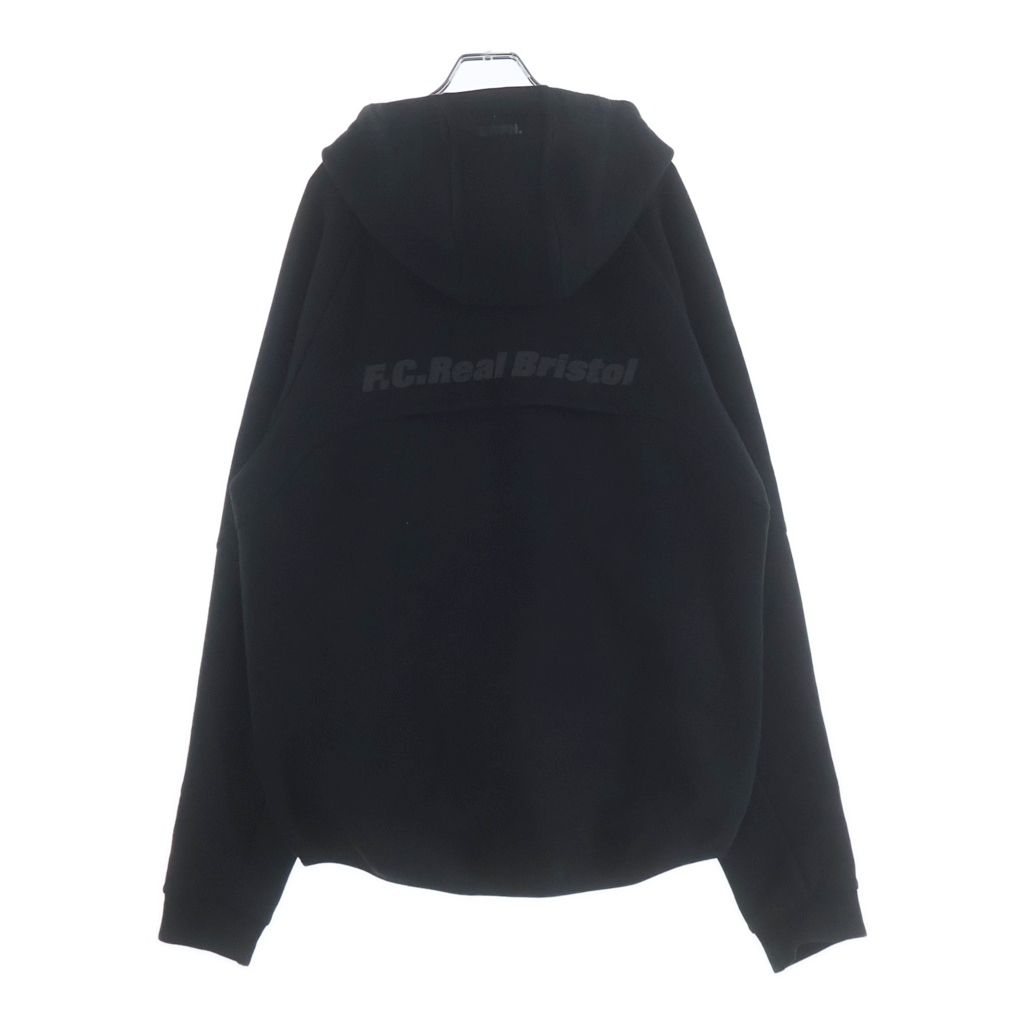 F.C.R.B./F.C.Real Bristol/FCRB (エフシーアールビー/エフシーレアルブリストル) 19AW VENTILATION HOODIE ベンチレーションフーディ ブラック ジップアップパーカー FCRB-192003