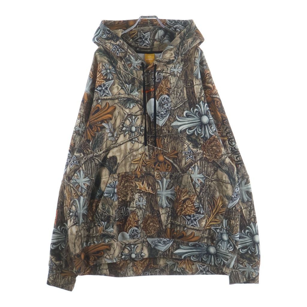 CHROME HEARTS (クロムハーツ) ×NIKE×NOCTA DRAKE HOODIE ナイキ ノクタ ドレイク バックホースシュープリント プルオーバースウェットパーカー マルチカラー