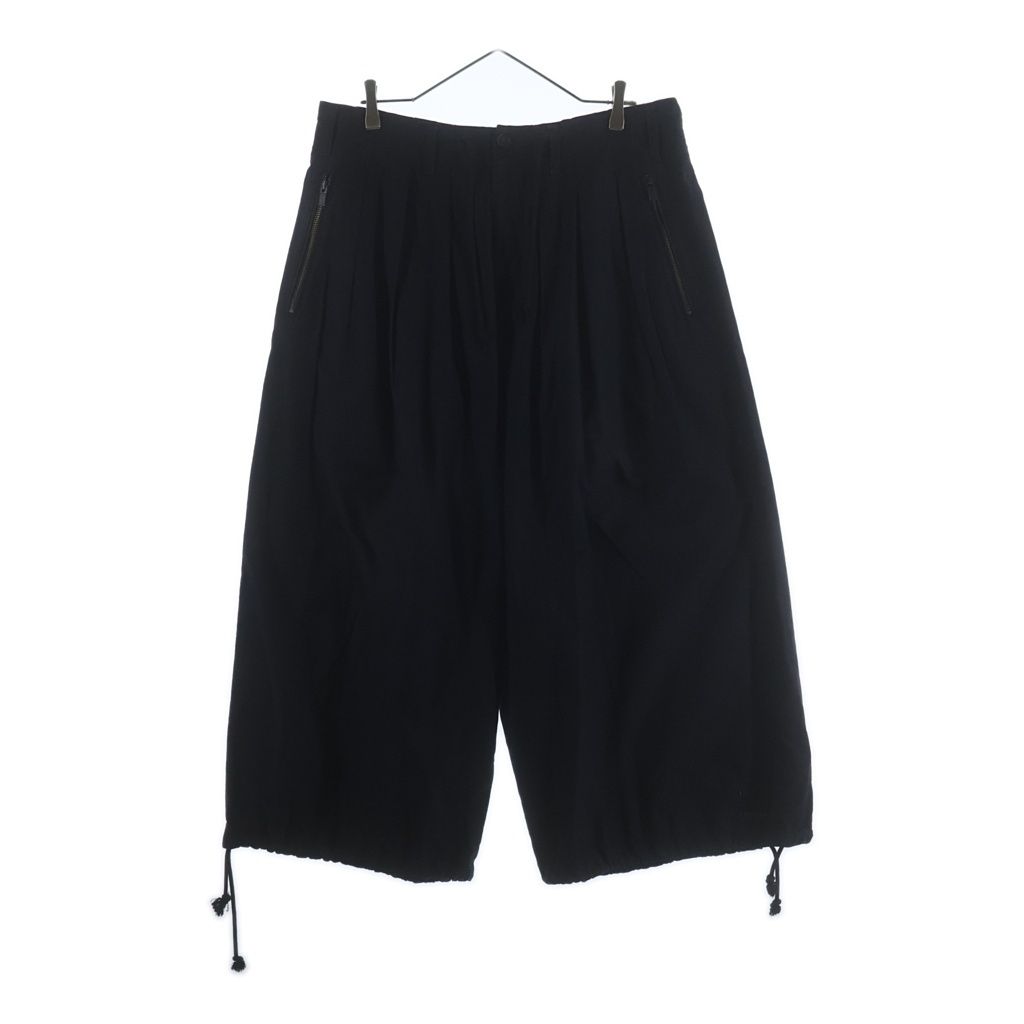BLACK Scandal Yohji Yamamoto (ブラックスキャンダルヨウジヤマモト) 20AW Basic Balloon Pants ドローストリング付きベーシックバルーンパンツ ブラック HR-P09-005