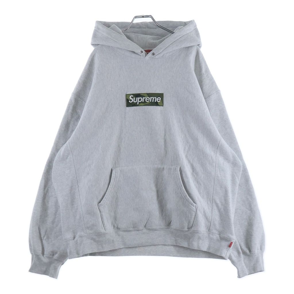 Supreme パーカー シュプリーム グレー カモフラ SUPREME (シュプリーム) 23AW Box Logo Hooded Sweatshirt カモフラ