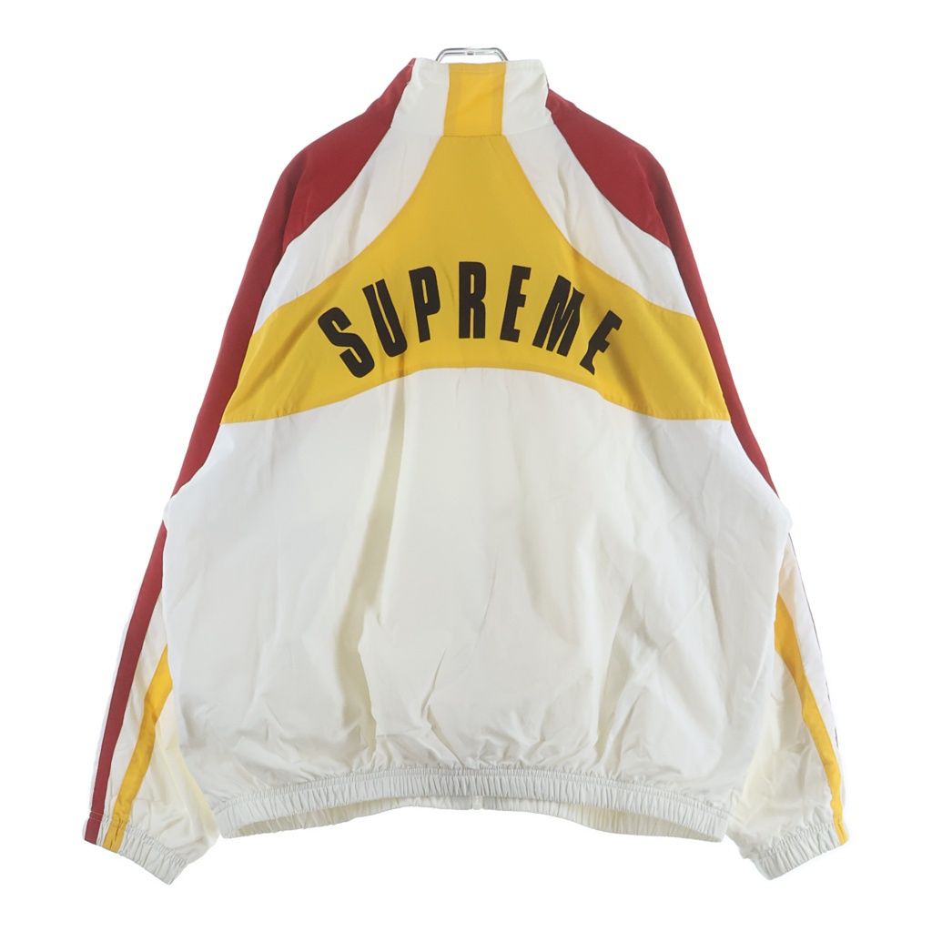 SUPREME (シュプリーム) 23SS ×UMBRO TRACK JACKET サイドライン ナイロン ジップアップトラックジャケット ホワイト
