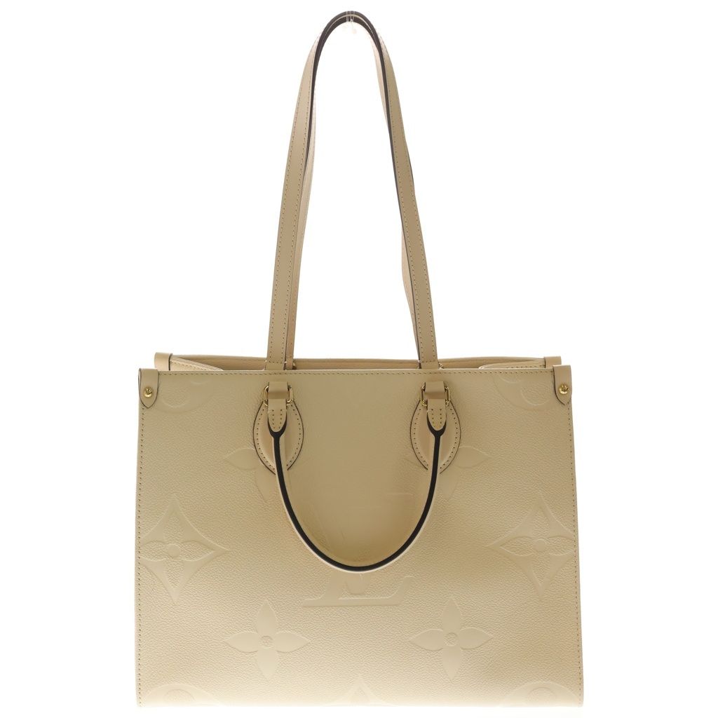 LOUIS VUITTON (ルイヴィトン) ■モノグラムアンプラント オンザゴーMM ハンドバッグ クレーム RFID M46531
