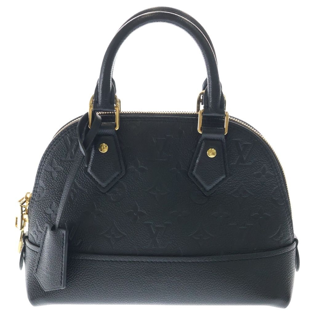 LOUIS VUITTON (ルイヴィトン) ネオアルマBB モノグラム アンプラント レザー 2WAY ハンド ショルダーバッグ ゴールド金具 ブラック M44829