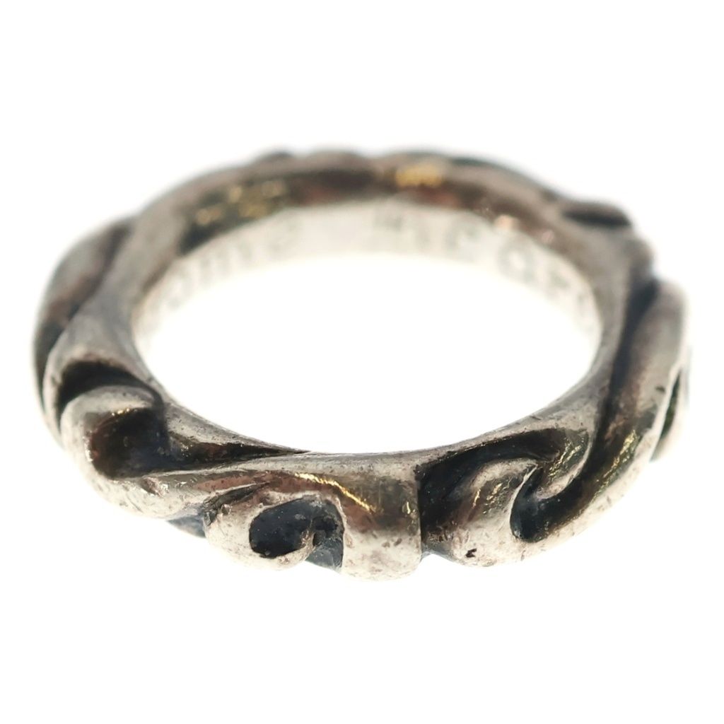 CHROME HEARTS (クロムハーツ) SCRL BAND スクロールバンド リング シルバー BCA351