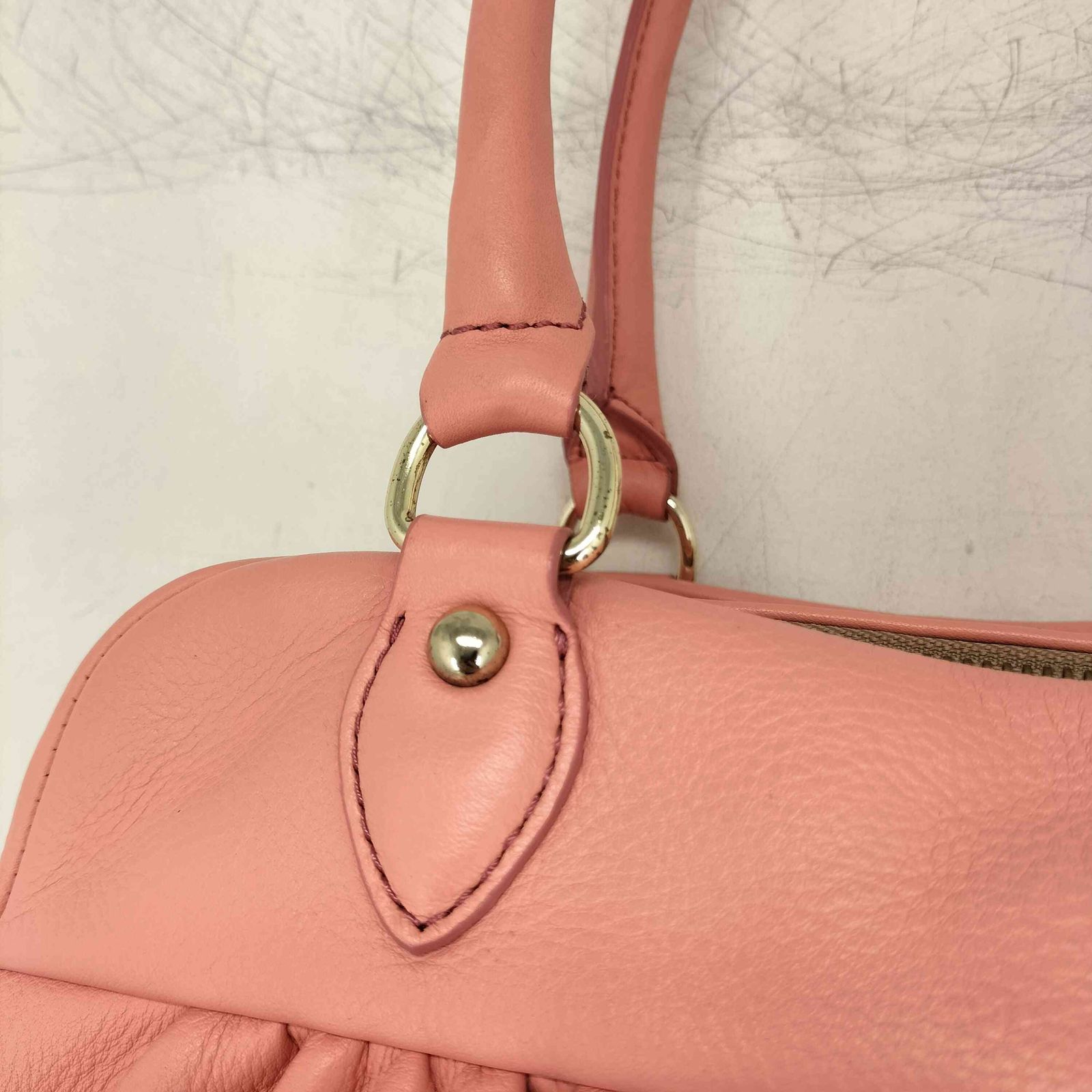 レベッカテイラー REBECCA TAYLOR 蝶チャーム付き レザー ハンドバッグ 