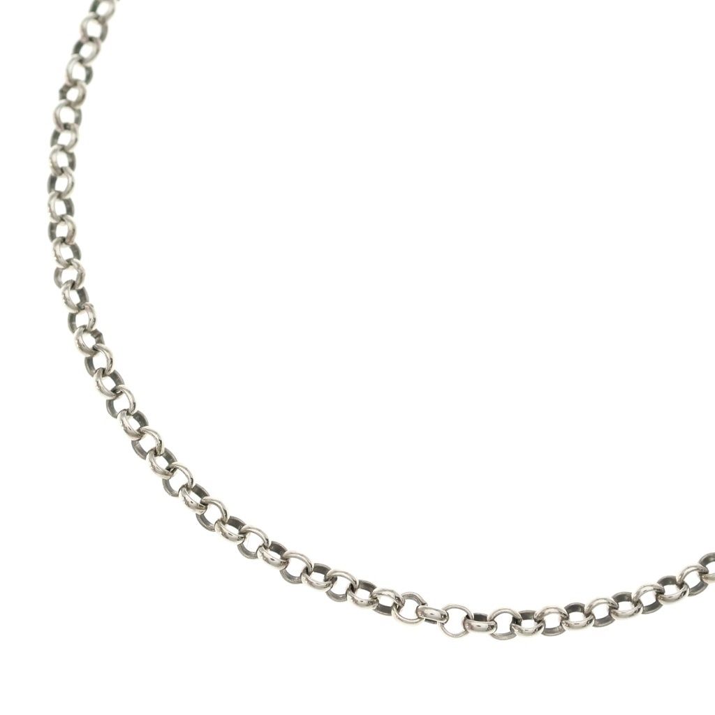 CHROME HEARTS (クロムハーツ) NECKCHAIN R20 ロールチェーンネックレス 20inch シルバー BCA084
