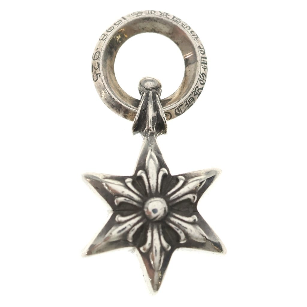 CHROME HEARTS (クロムハーツ) PDT STAR 6ポイントスターペンダント ネックレストップ シルバー