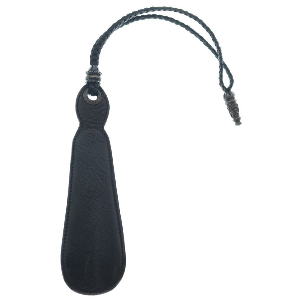 CHROME HEARTS (クロムハーツ) SHOE HORN SML シューホーン レザー靴べら ブラック