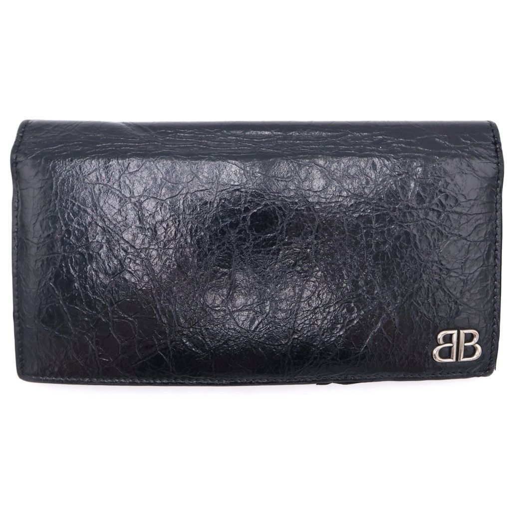 BALENCIAGA (バレンシアガ) Vertical Monaco Wallet バーティカルモナコ ウォレット 財布 ブラック 8022132AAS61000
