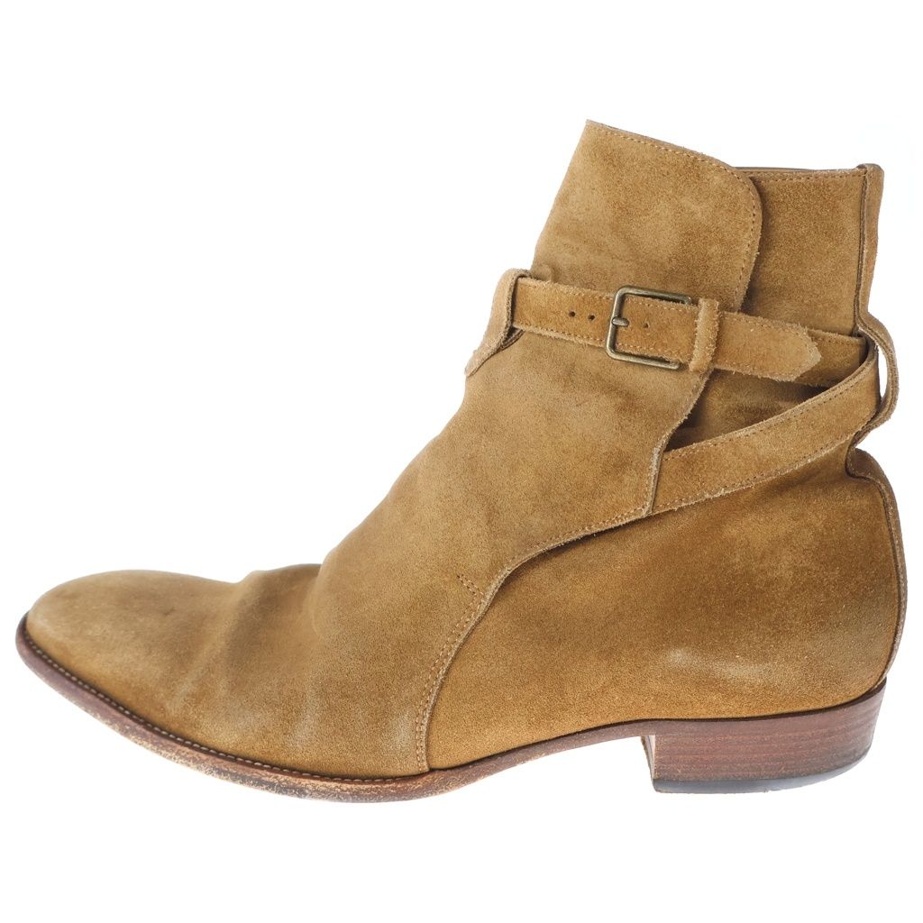 SAINT LAURENT PARIS (サンローランパリ) ショートブーツ スエードブーツ ブラウン WA420092