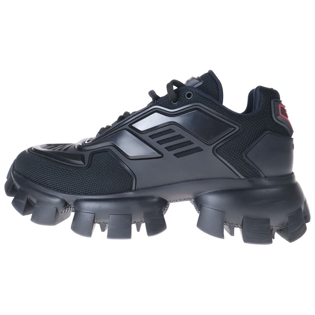 PRADA (プラダ) CLOUDBUST THUNDER クラウドバスト サンダー ニット ローカットスニーカー ブラック 2EG293